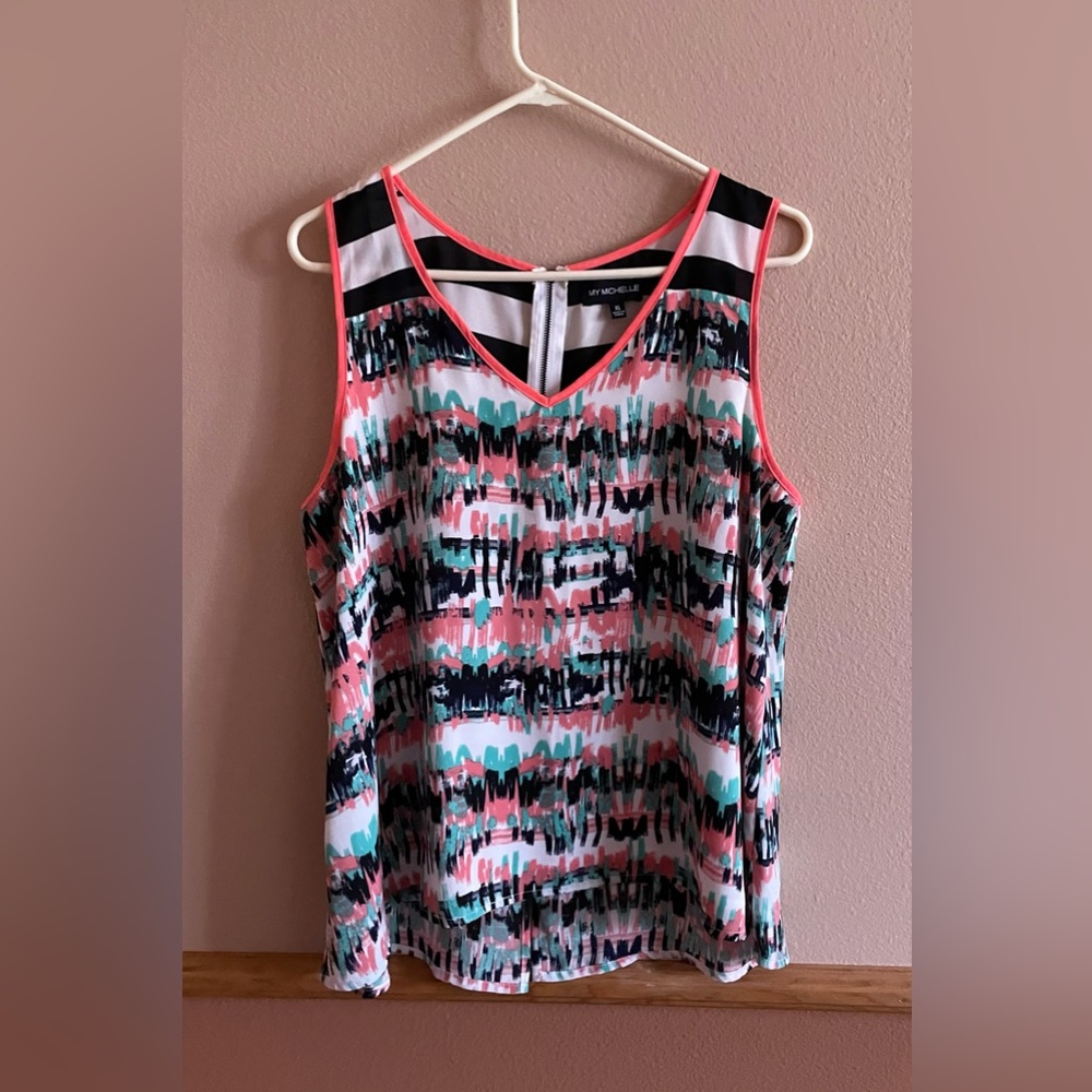 My Michelle Tank Top Blouse Plus Size
